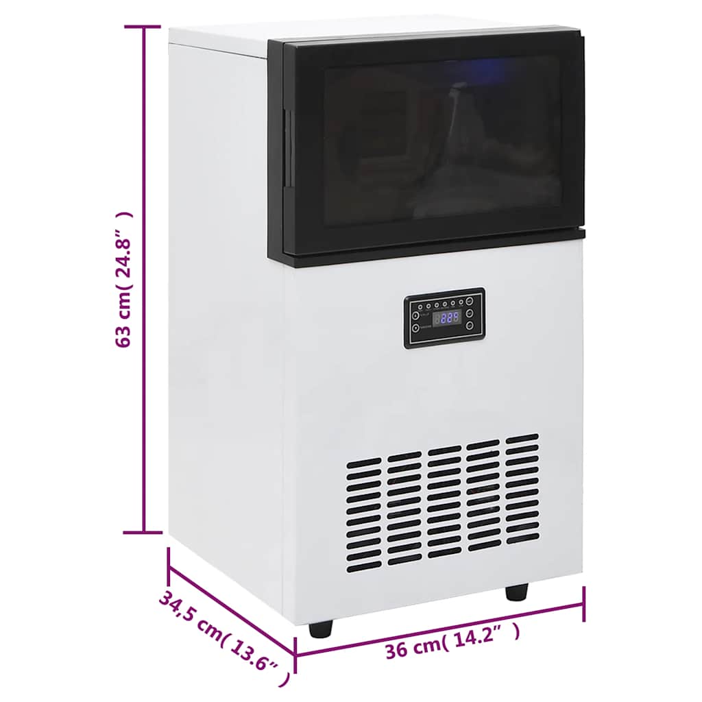 Isterningmaskine 45 kg/24 timer sort - number 10.