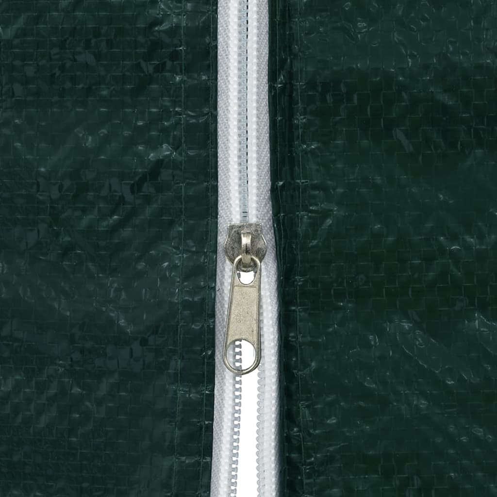 Walls for marquee 2 pcs. with zipper pe green - number 4.