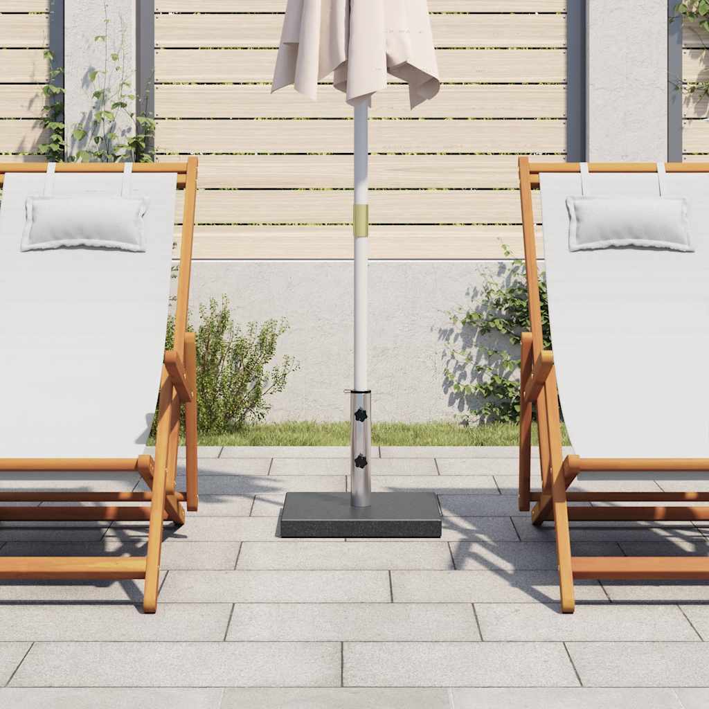 Parasolfod 28,5 kg firkantet granit sort - number 3.