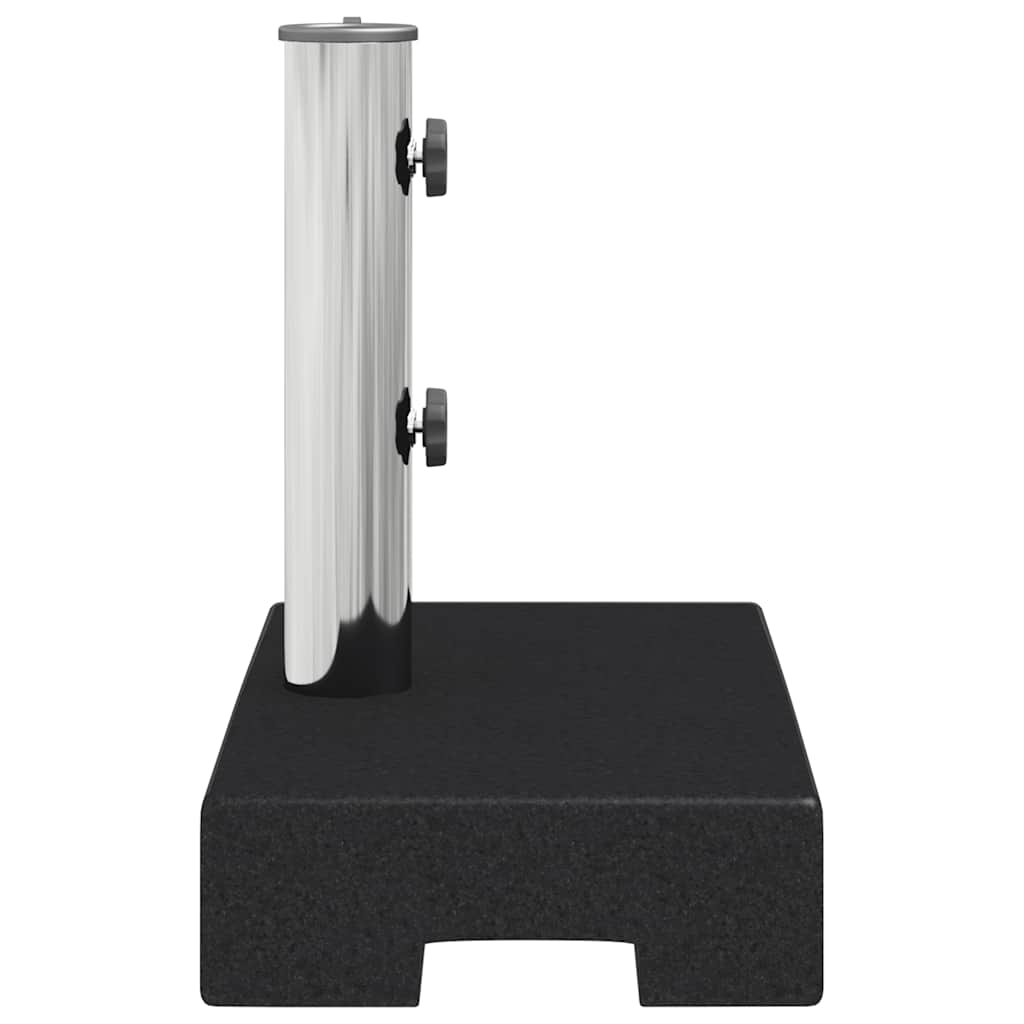 Parasolfod granit 25 kg rektangulær sort - number 6.