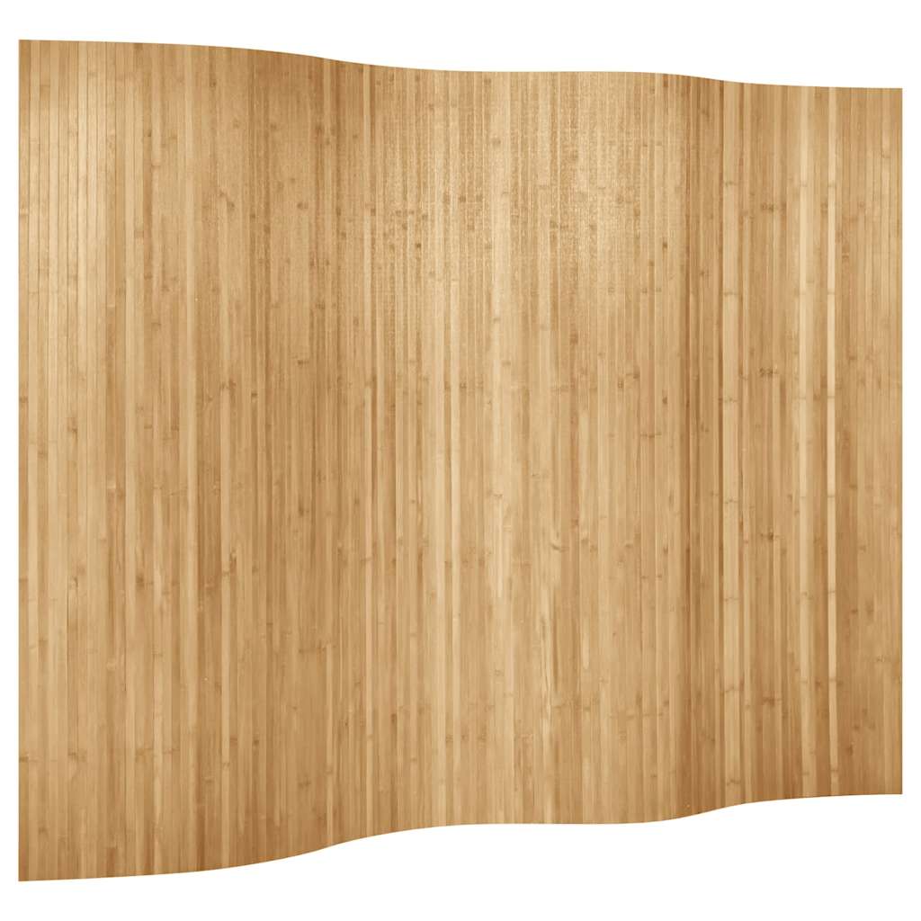 Rumdeler bambus 250x165 cm naturfarvet - number 1.