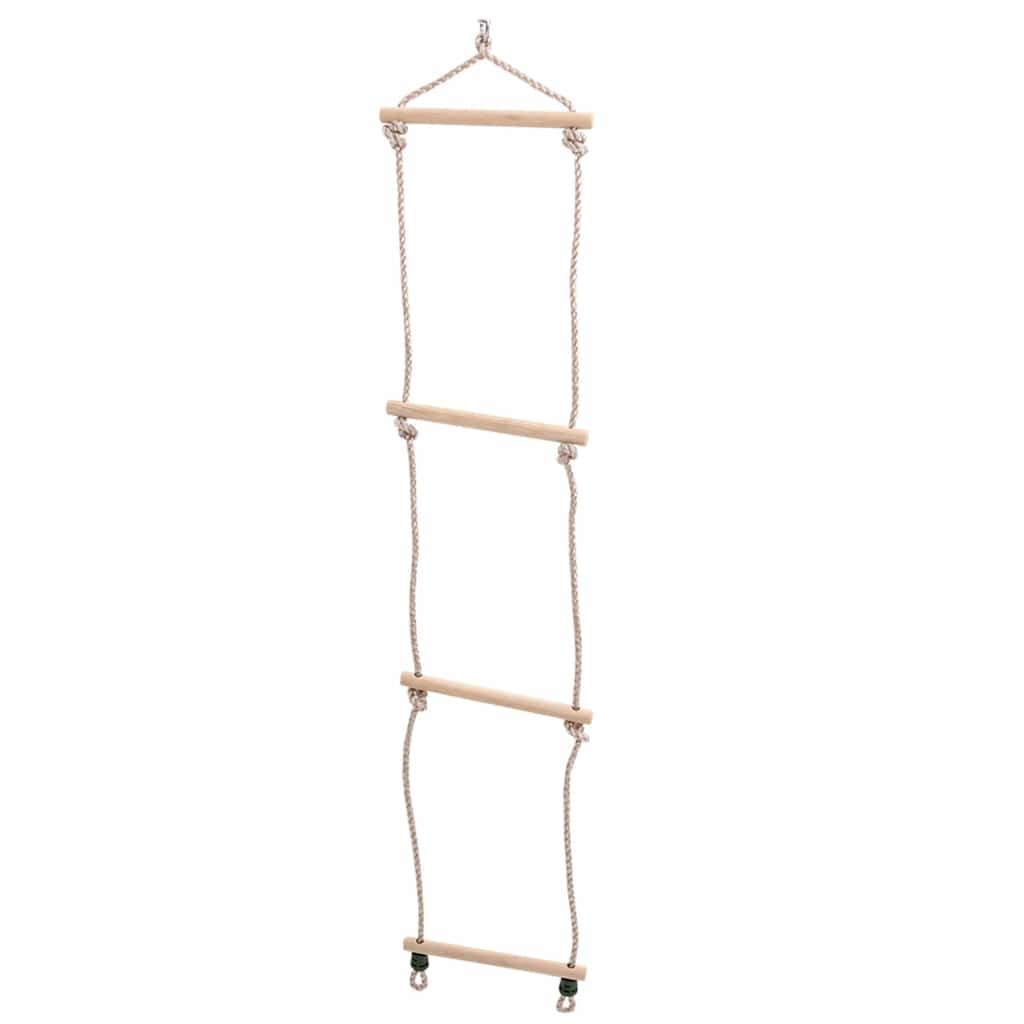 Balançoire avec échelle de corde et pierre d'escalade pe bleu - number 5.