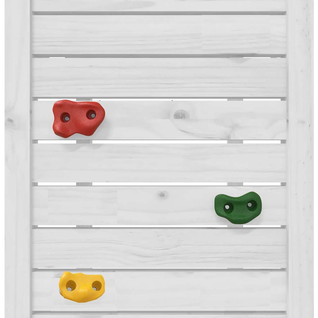 Balançoire avec échelle de corde et pierre d'escalade pe bleu - number 8.