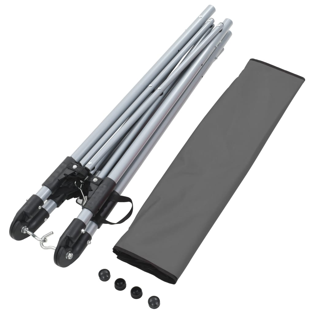 Viseća mreža sa sklopivim postoljem - siva, 1 - number 9.