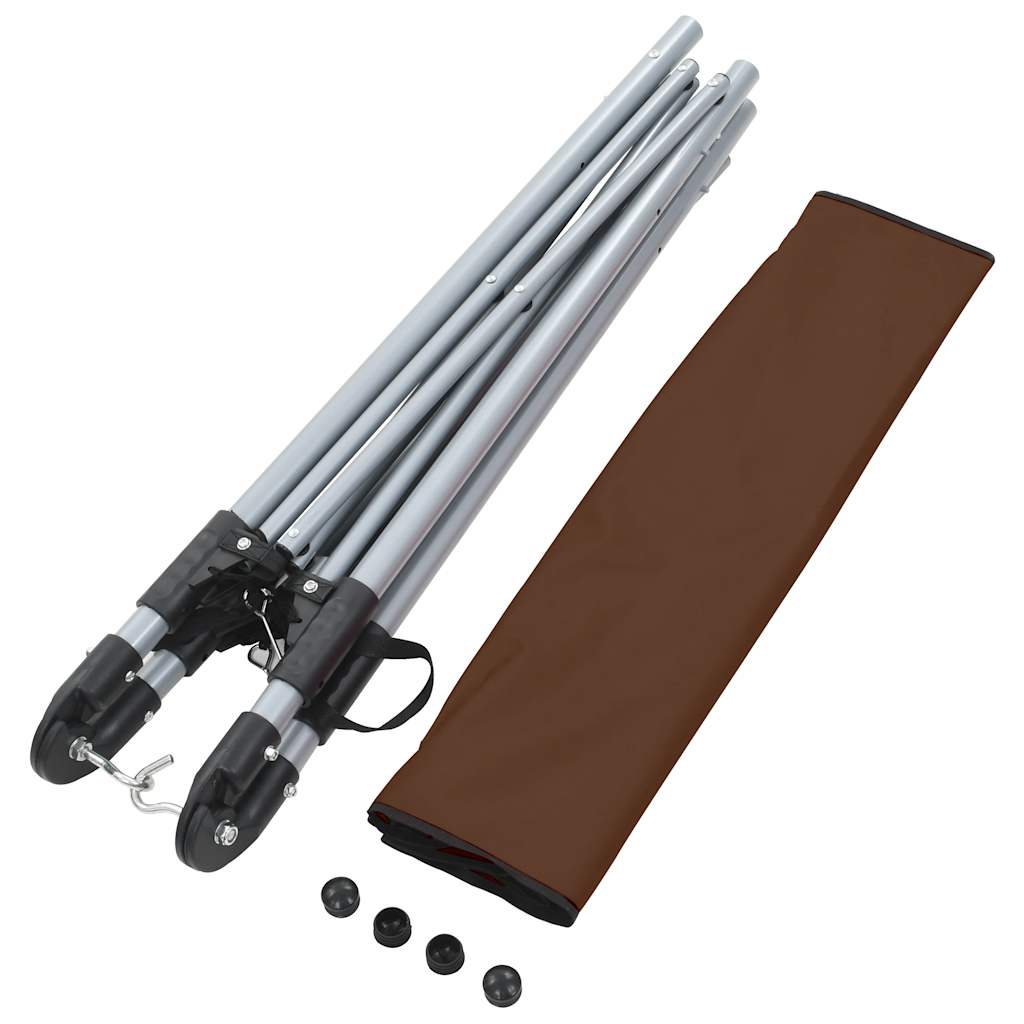 Viseća mreža sa sklopivim postoljem - smeđa, 1 - number 9.