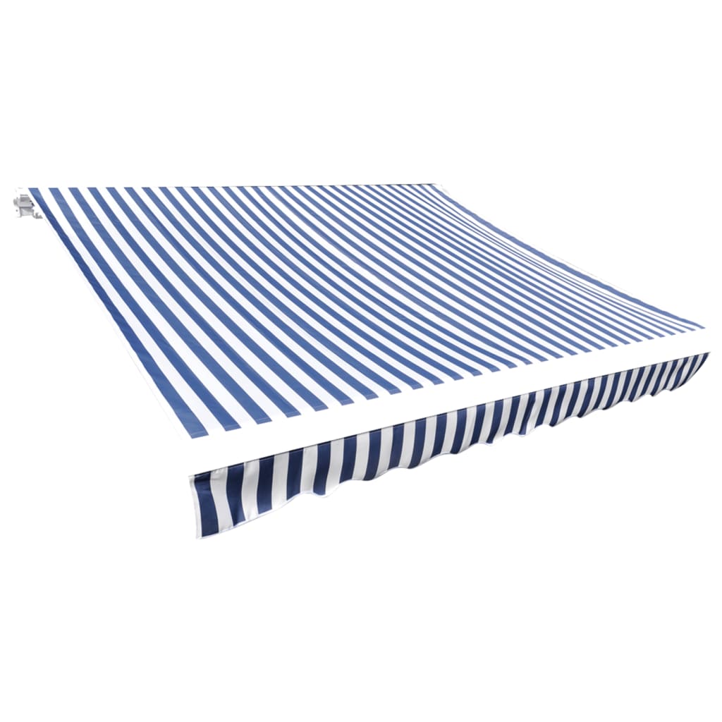 Awning fabric - blue and white, 500 x 300 cm, 1 - number 1.