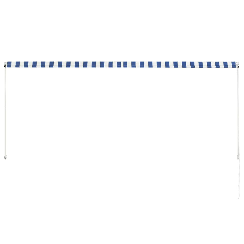 Sklopine tende - plavo -bijelo, 300 x 150 cm, 1 - number 5.