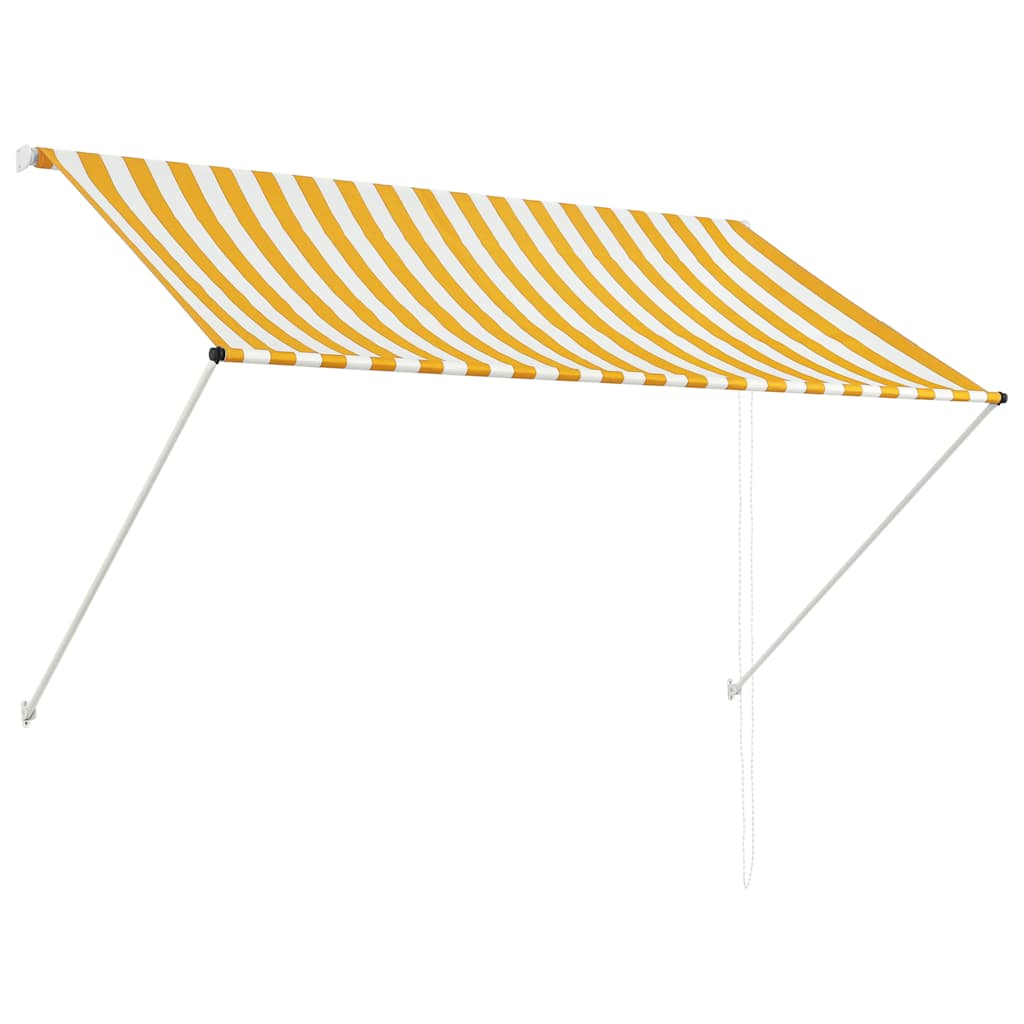 Tende pieghevoli 200x150 cm giallo e bianco - number 2.