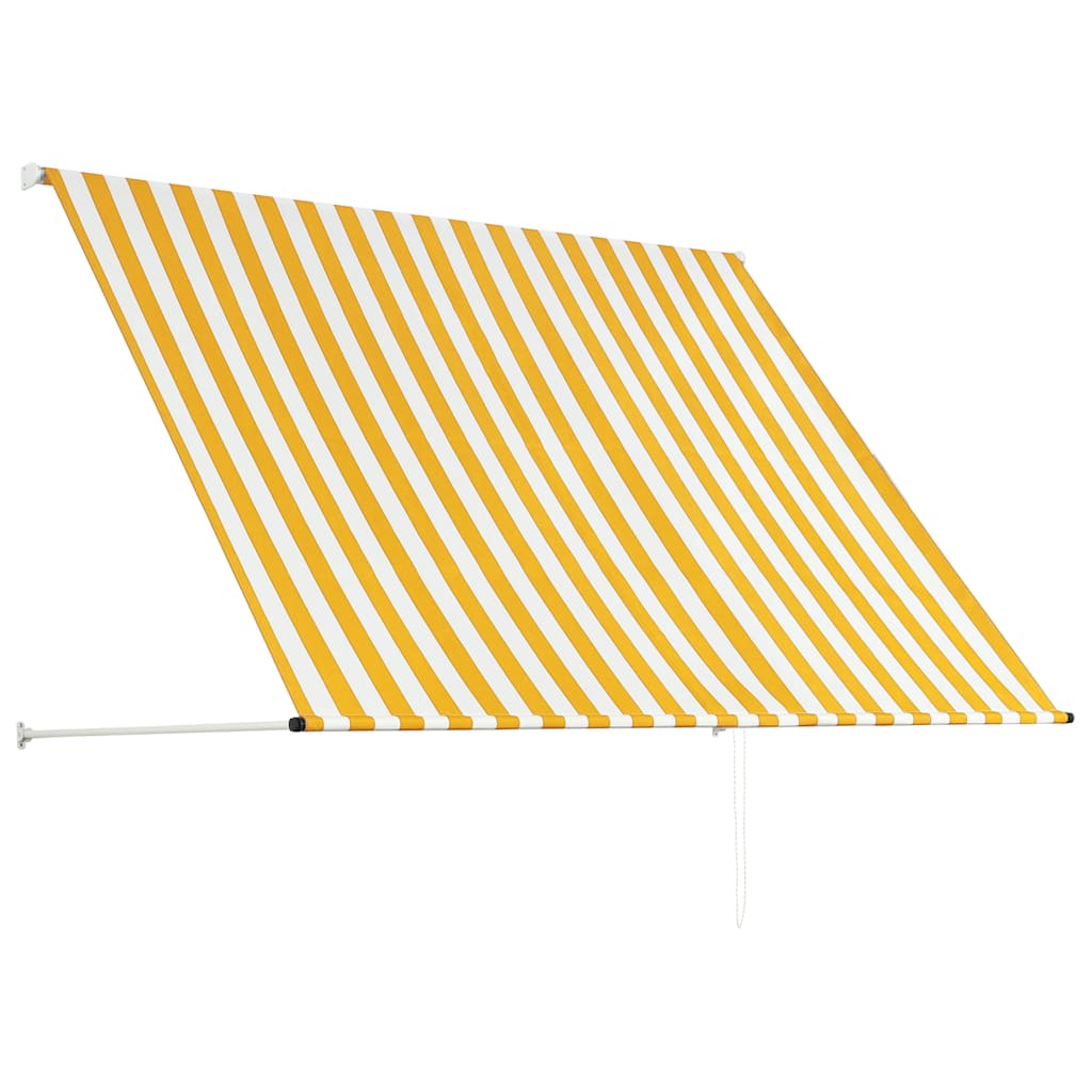 Tende pieghevoli 200x150 cm giallo e bianco - number 4.