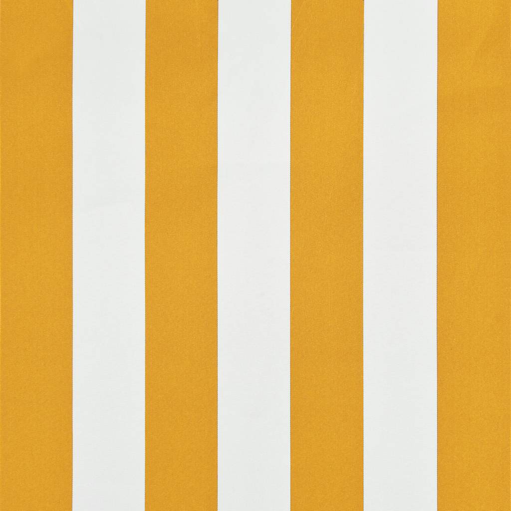 Tende pieghevoli 200x150 cm giallo e bianco - number 7.