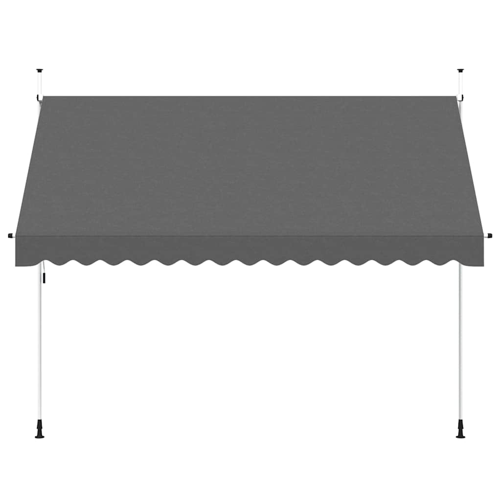 Folding awning manual operation - anthracite grey, 350 cm, 1 - number 2.