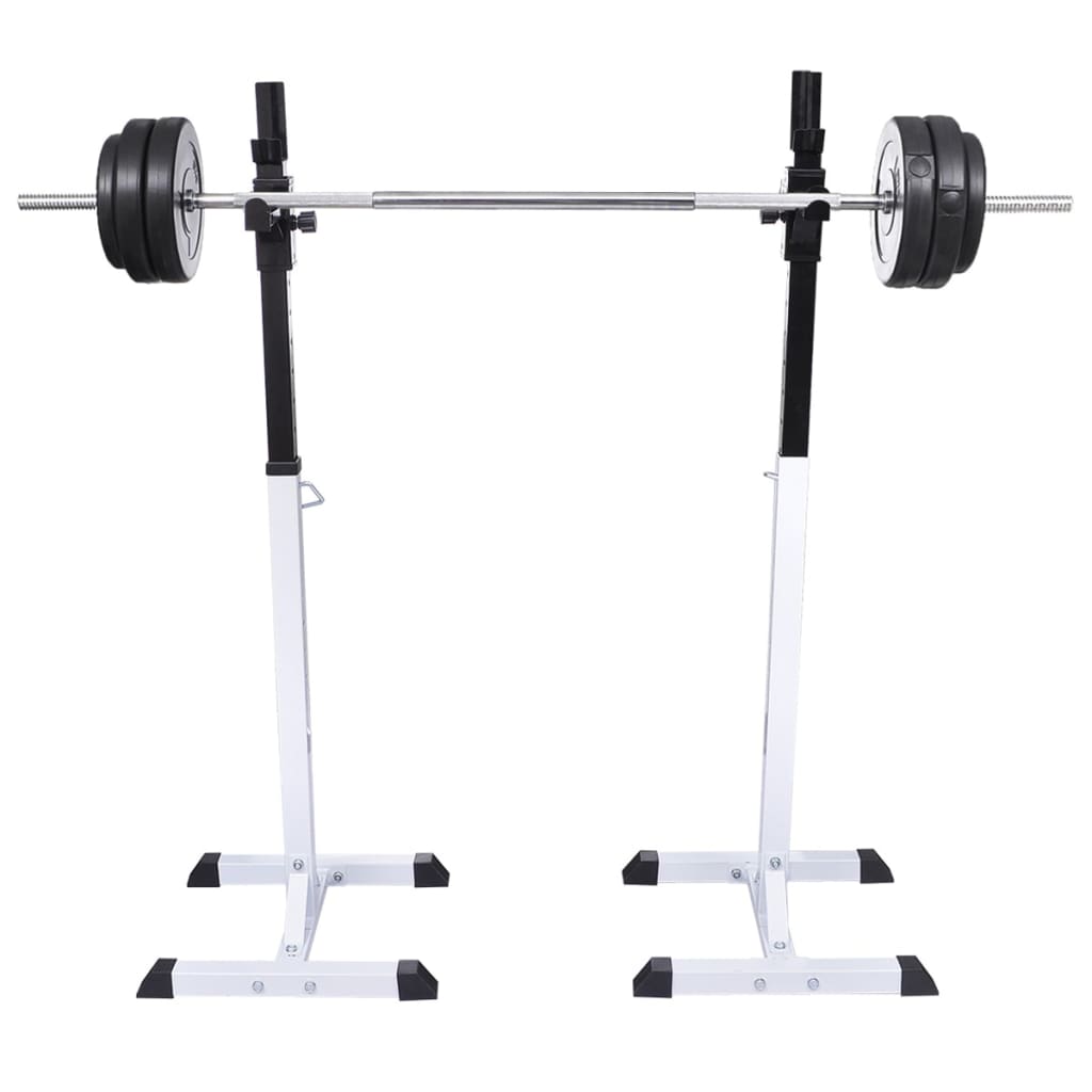 Bilanciere e squat rack con bilanciere e set di manubri da 60,5 kg - number 2.
