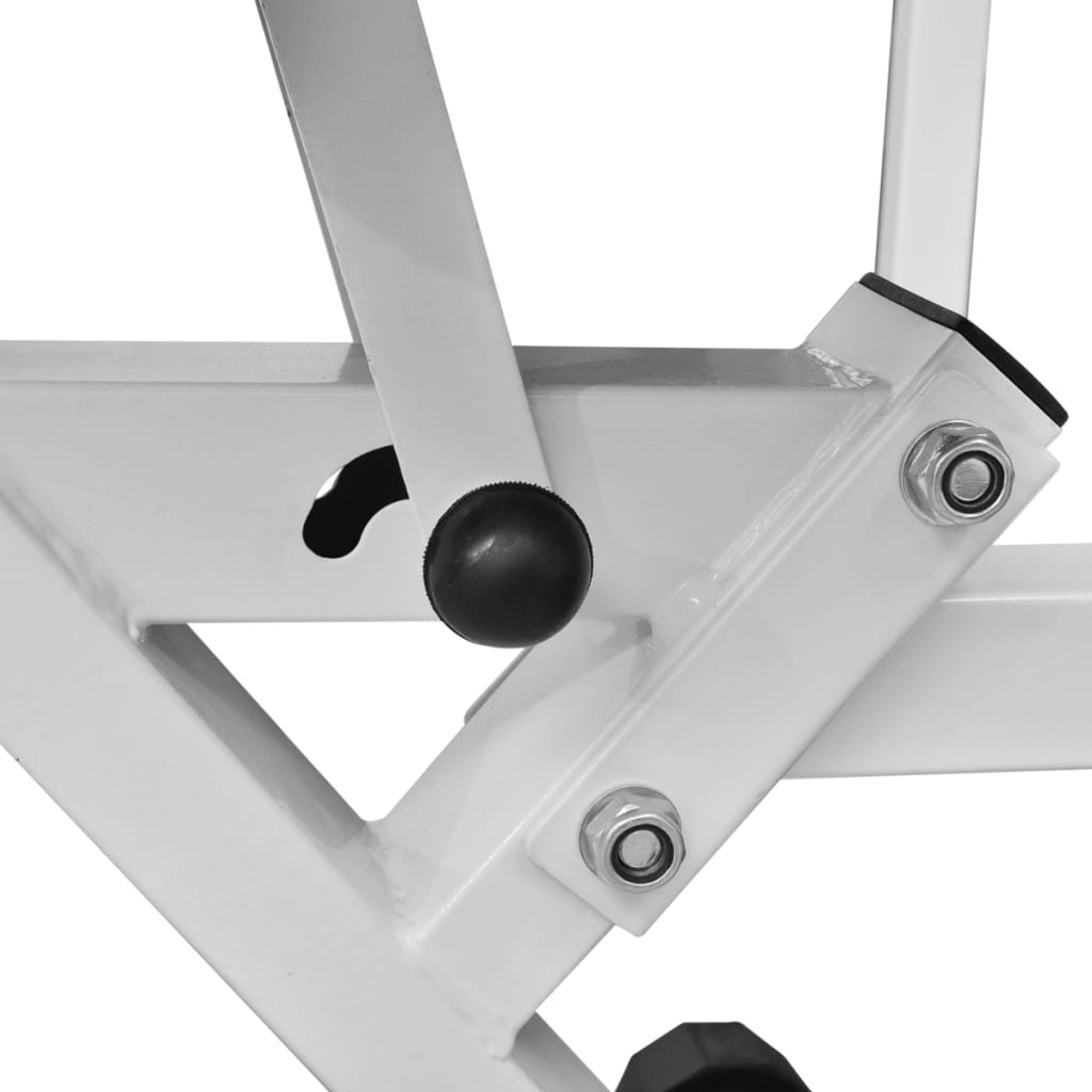 Træningsbænk med vægtstangs- og håndvægtssæt 30,5 kg - number 7.