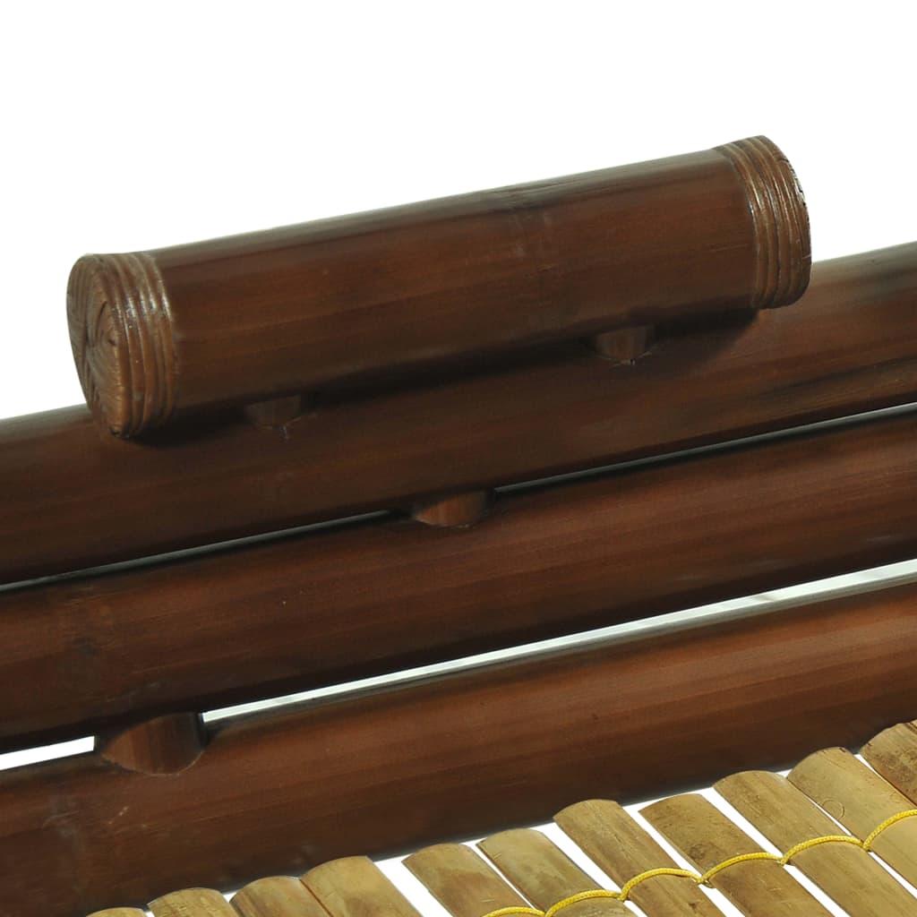 Sengestel mørkebrun bambus 160 x 200 cm - number 7.