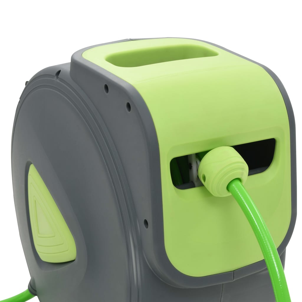 Upprullare för vattenslang infällbar väggmonterad 30 + 2 m - number 4.