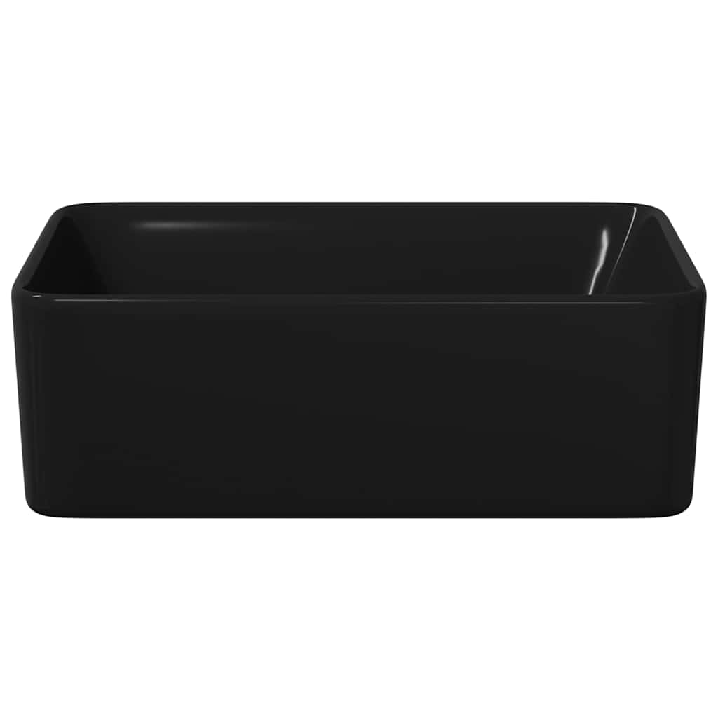 Keramiskt tvättställ - svart, 40 x 30 x 13 cm - number 4.