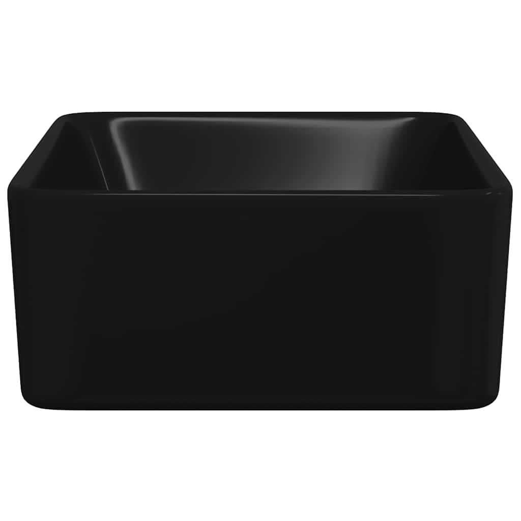 Keramiskt tvättställ - svart, 40 x 30 x 13 cm - number 5.