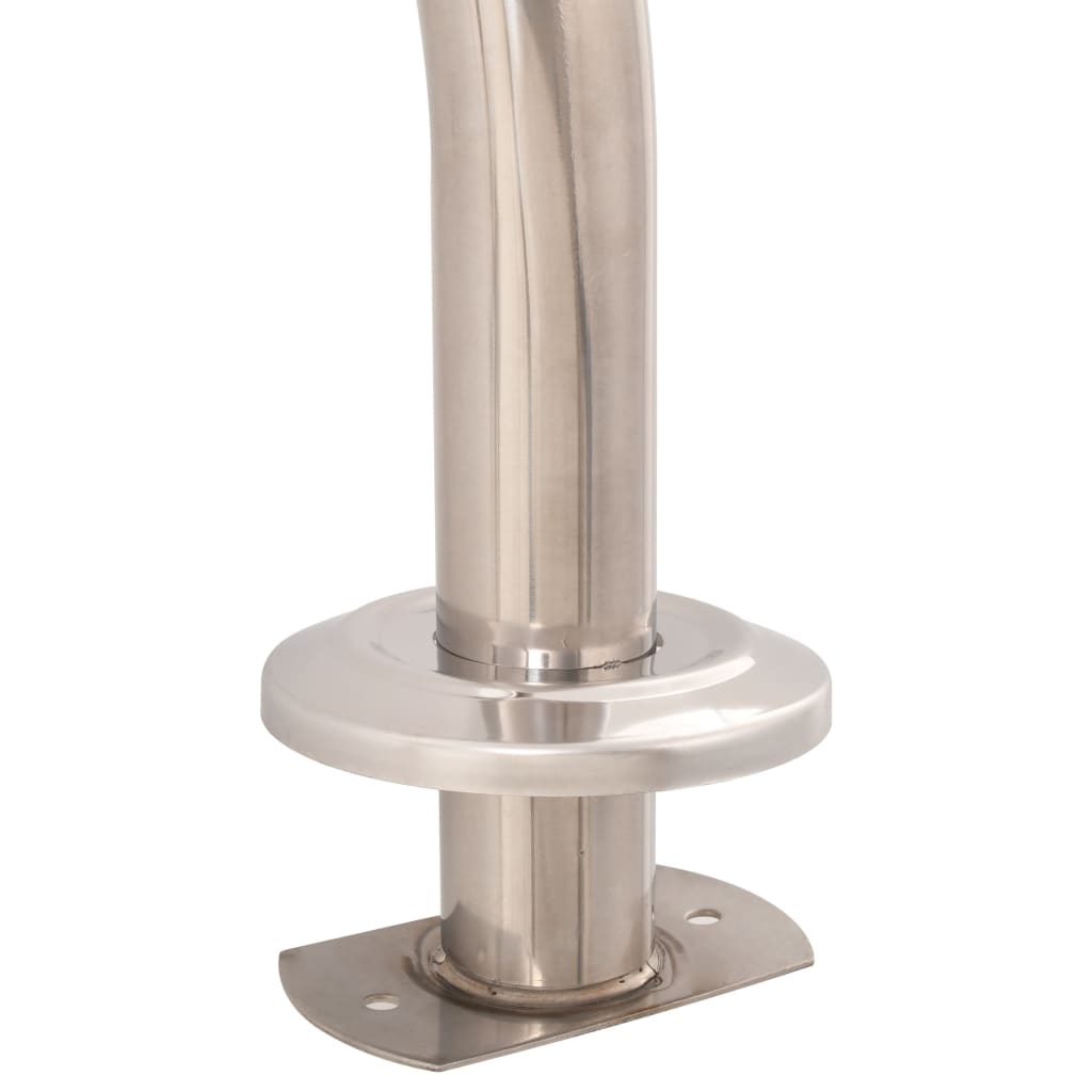 Poolstige 3 trin rustfrit stål 304 120 cm - number 7.