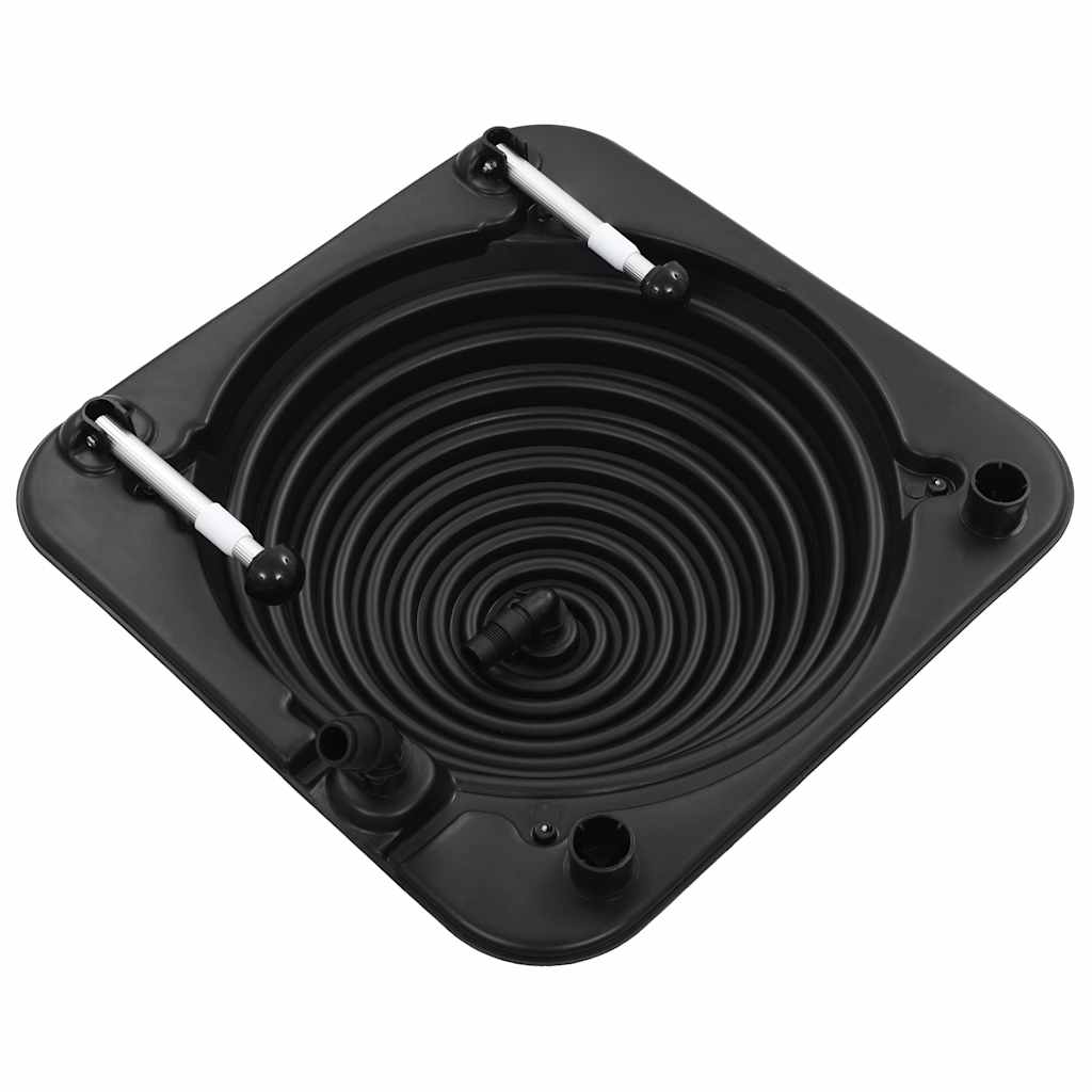 Soldrevet poolopvarmer 75 x 75 x 36 cm hdpe aluminium - number 2.