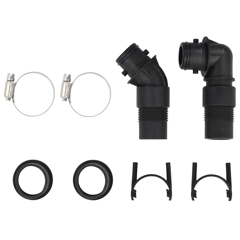 Soldrevet poolopvarmer 75 x 75 x 36 cm hdpe aluminium - number 7.