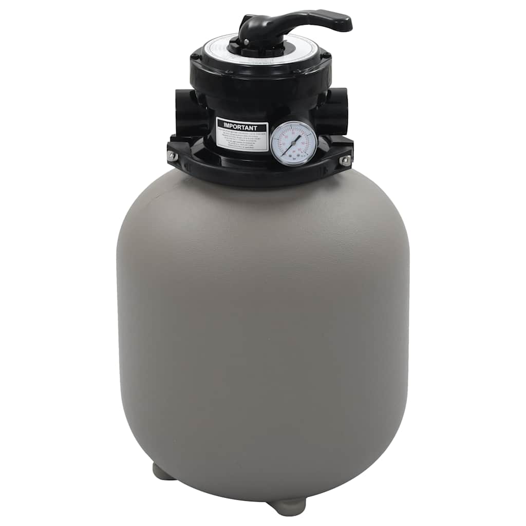 Sand filter for pool multivalve with 4 settings gray 350 mm - number 1.