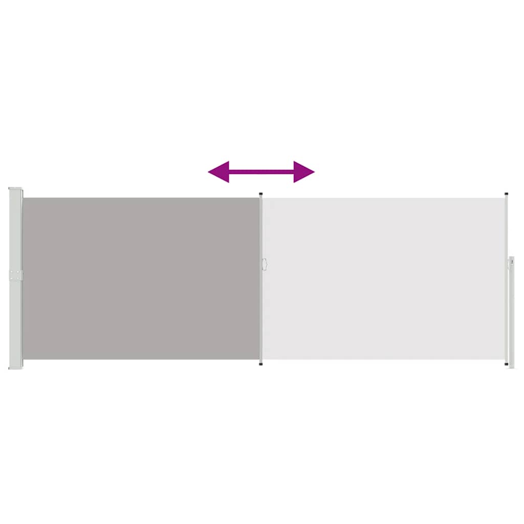 Kolani bočni tenda - siva, 160 x 500 cm, 1 - number 8.