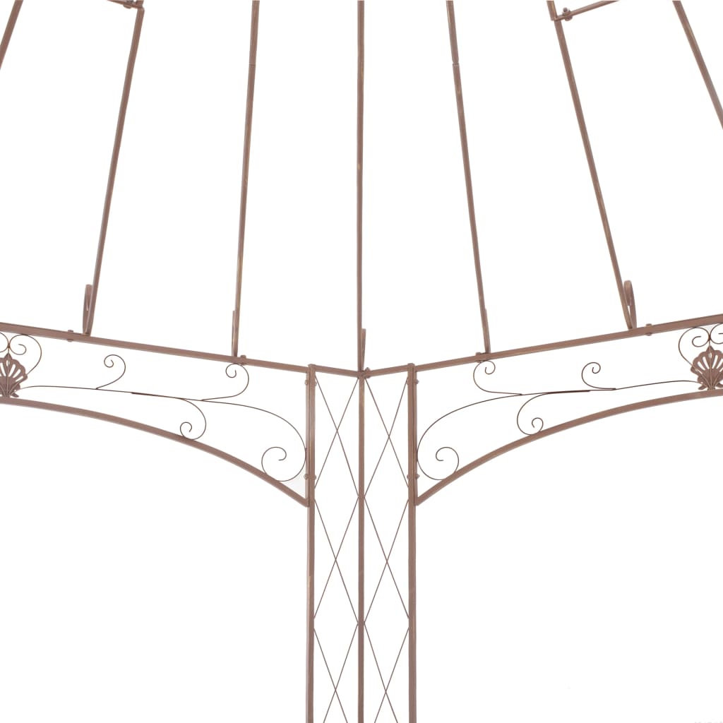 Havepavilloner 4 m jern antikbrun - number 4.