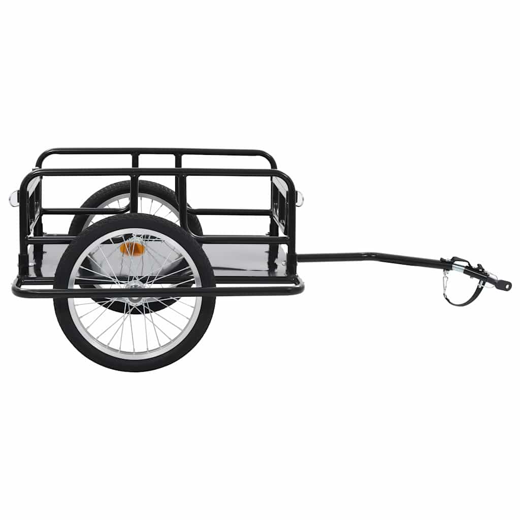 Cykelanhænger 130x73x48,5 cm stål sort - number 4.