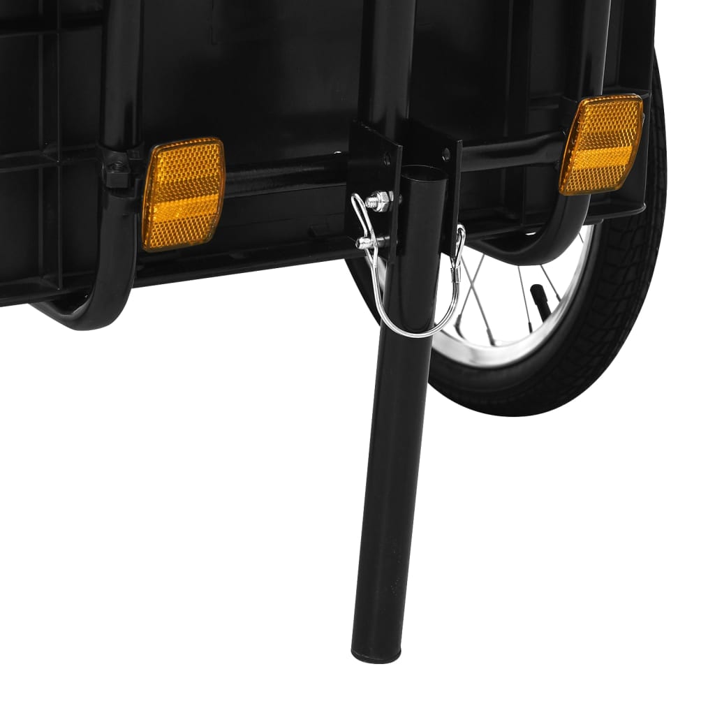 Cykeltrailer/trækvogn 155x60x83 cm stål blå - number 7.