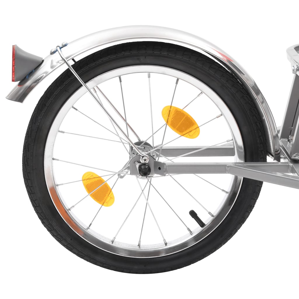 Cykelbagagetrailer med taske orange og sort - number 6.