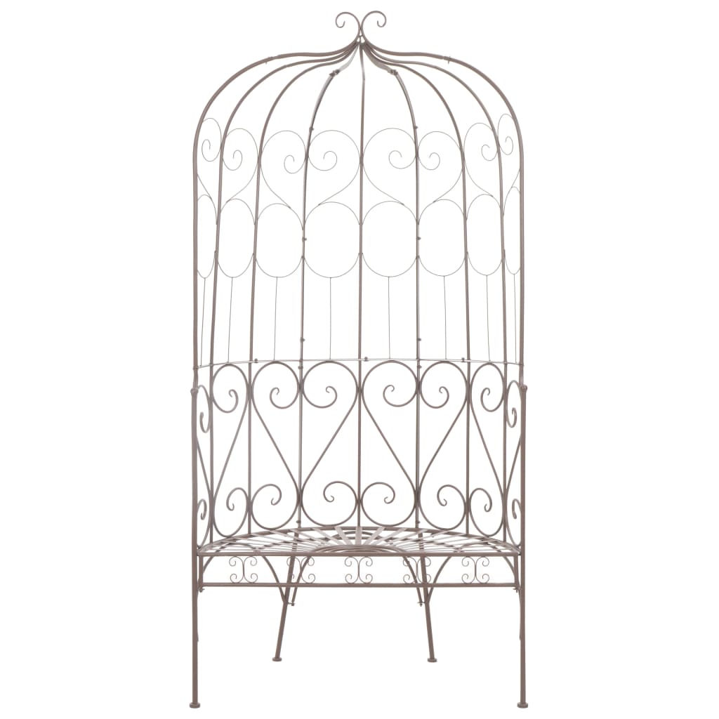 Havebænk 95 cm jern antik brun - number 2.