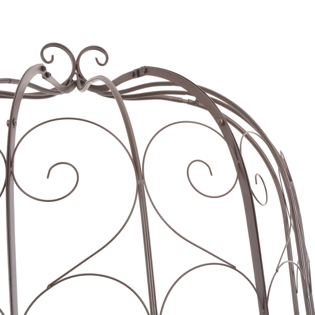 Havebænk 95 cm jern antik brun - number 4.