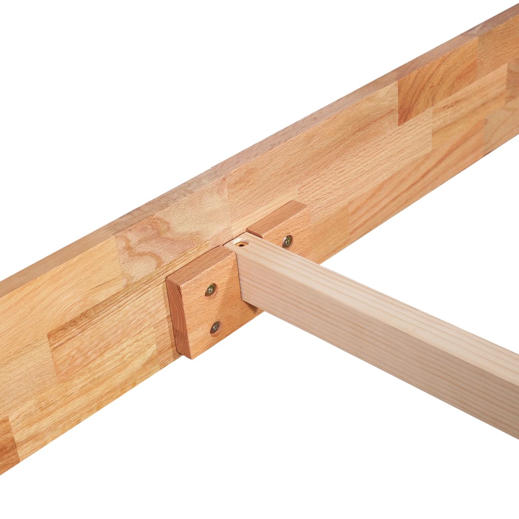 Okvir kreveta 120x200 cm masivni hrast - number 5.