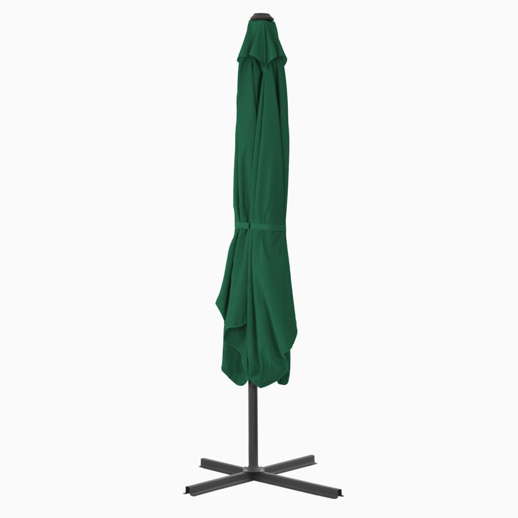 Parasol 250x250 cm steel rod green - light green - number 3.