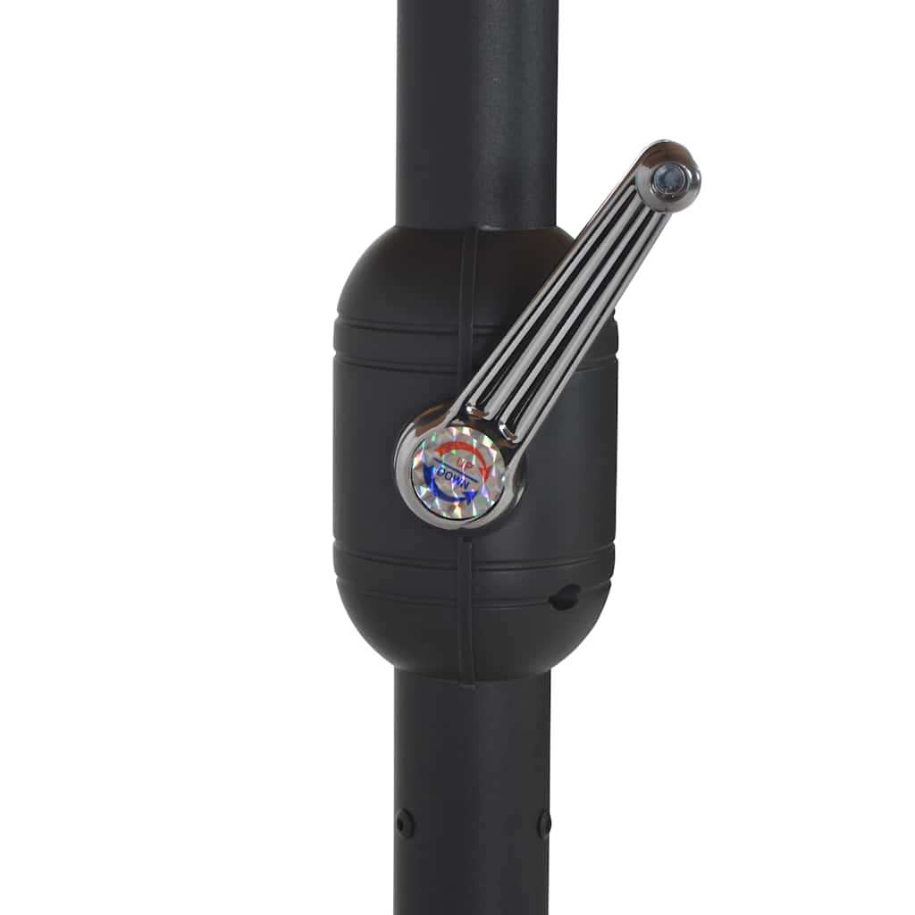 Parasol 460x270 cm aluminiumsstang - gråbrun - number 7.