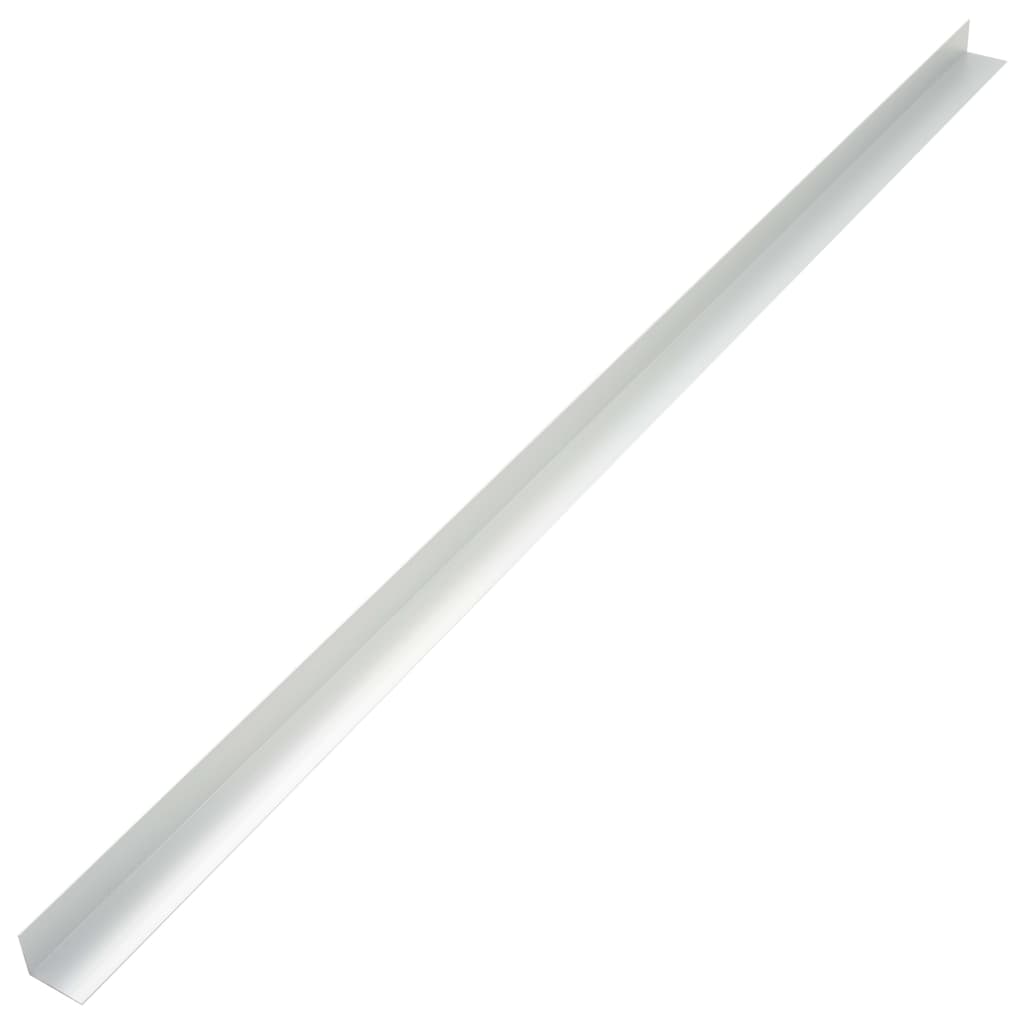 Terrassevinkellister 5 stk. aluminium 170 cm sølvfarvet - number 8.