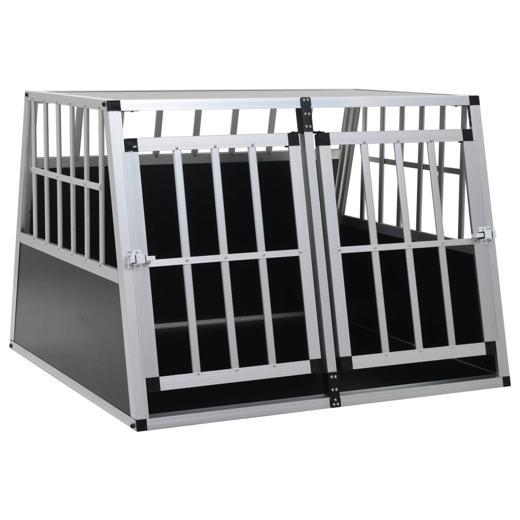 Cage pour chien avec double porte - 94 x 88 x 69 cm - number 1.