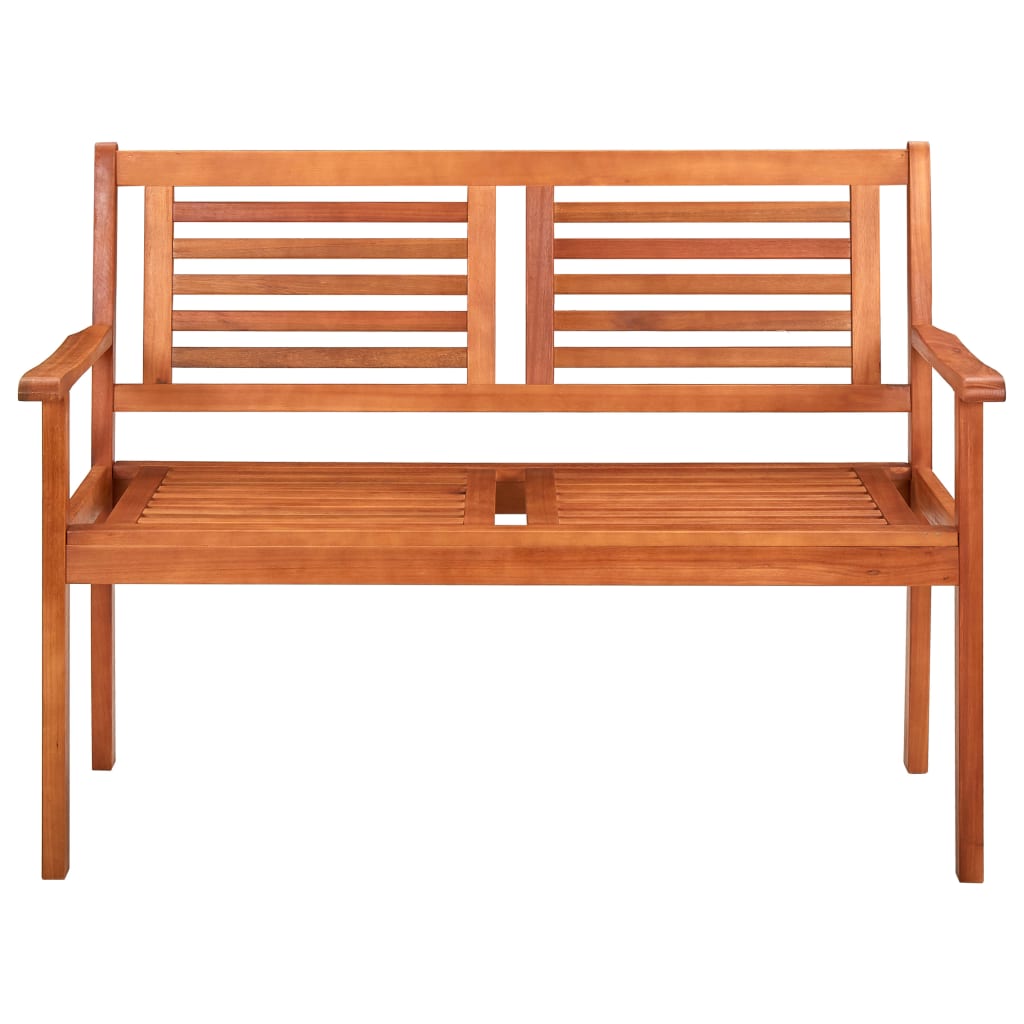 2-personers havebænk 120 cm massivt eukalyptustræ - brun, 120 x 60 x 89 cm, 1, x - number 2.
