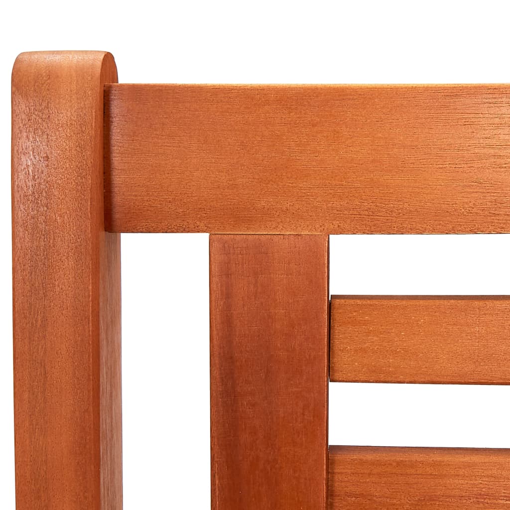 2-personers havebænk 120 cm massivt eukalyptustræ - brun, 120 x 60 x 89 cm, 1, x - number 5.