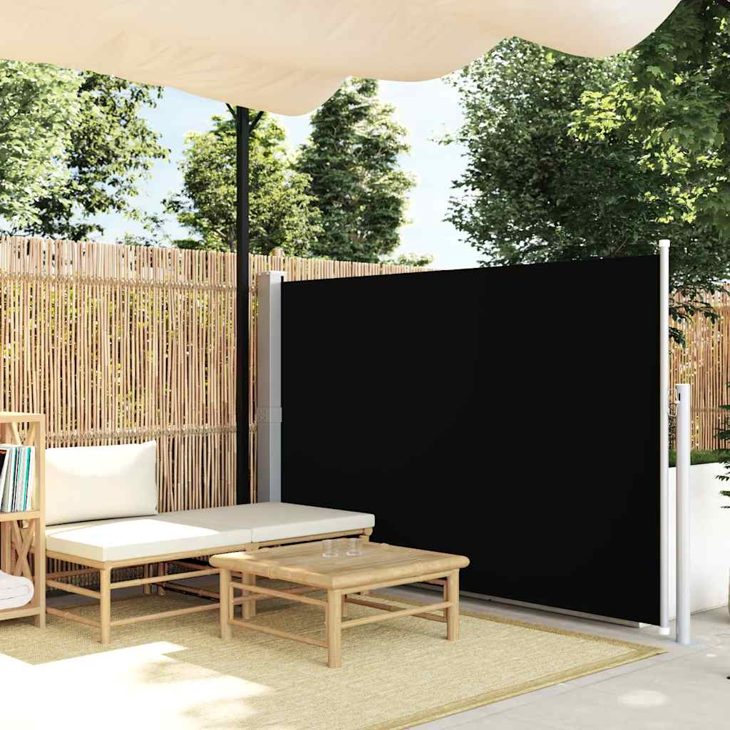 Roll-up side awning - black, 140 x 300 cm, 1 - number 1.