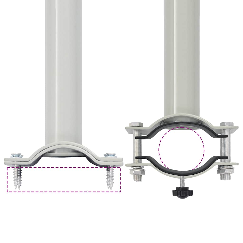 Rolo bočna tenda za terasu - siva, 160 x 300 cm, 1 kom. - number 9.