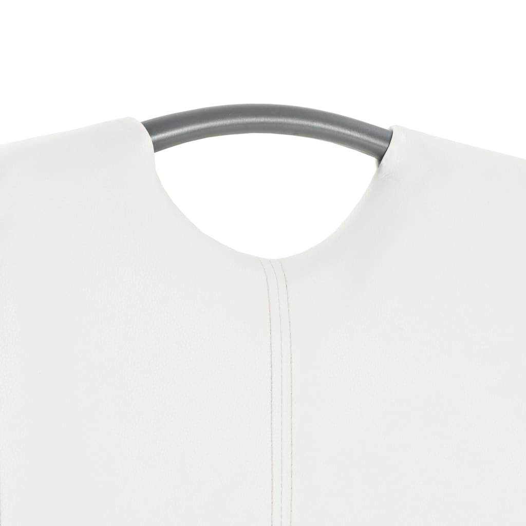 Blagovaonski stol stolice s konzolom kom. tkanina - bijela, 6 - number 6.