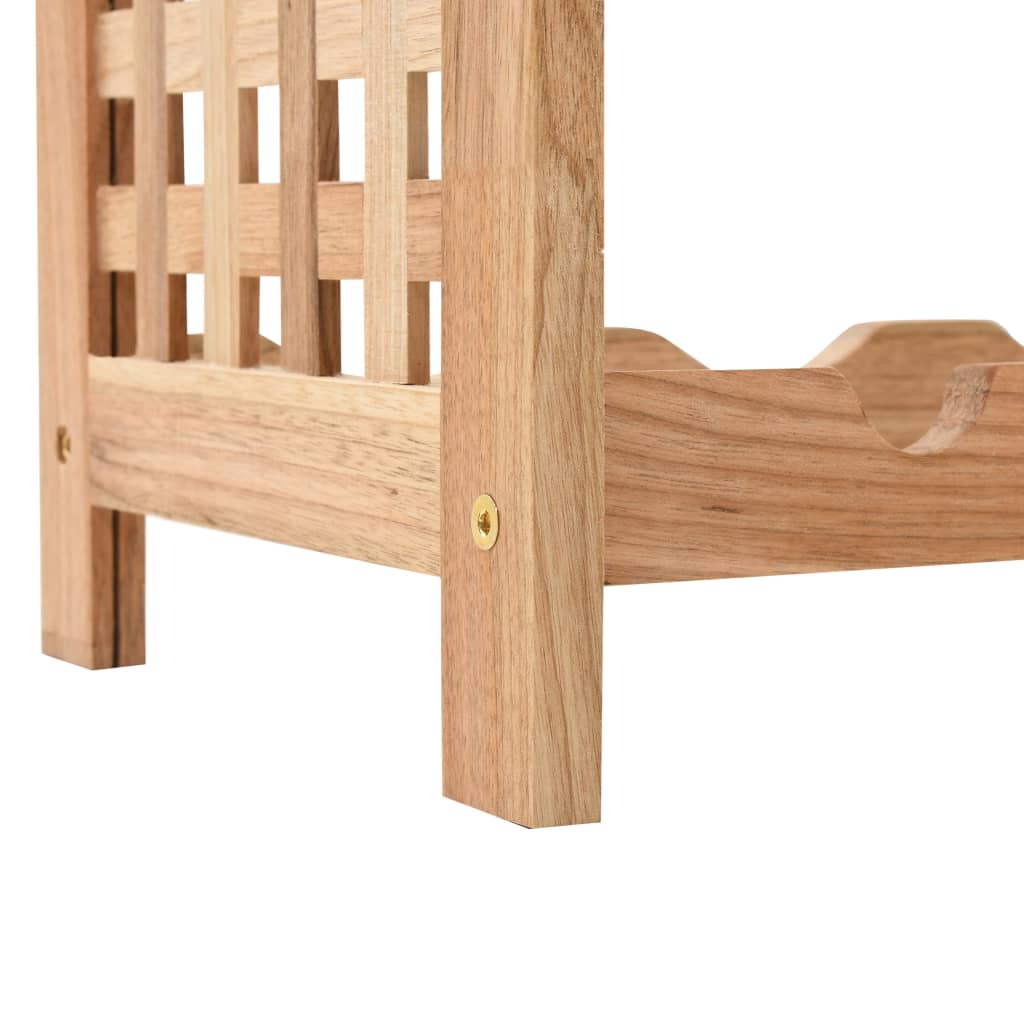 Stalak za vino za 25 boca 63x25x73 cm puno orahovo drvo - number 7.