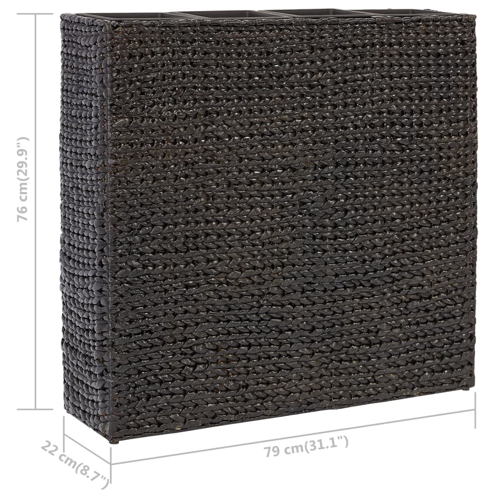 Højbed med 4 krukker vandhyacint sort - number 7.