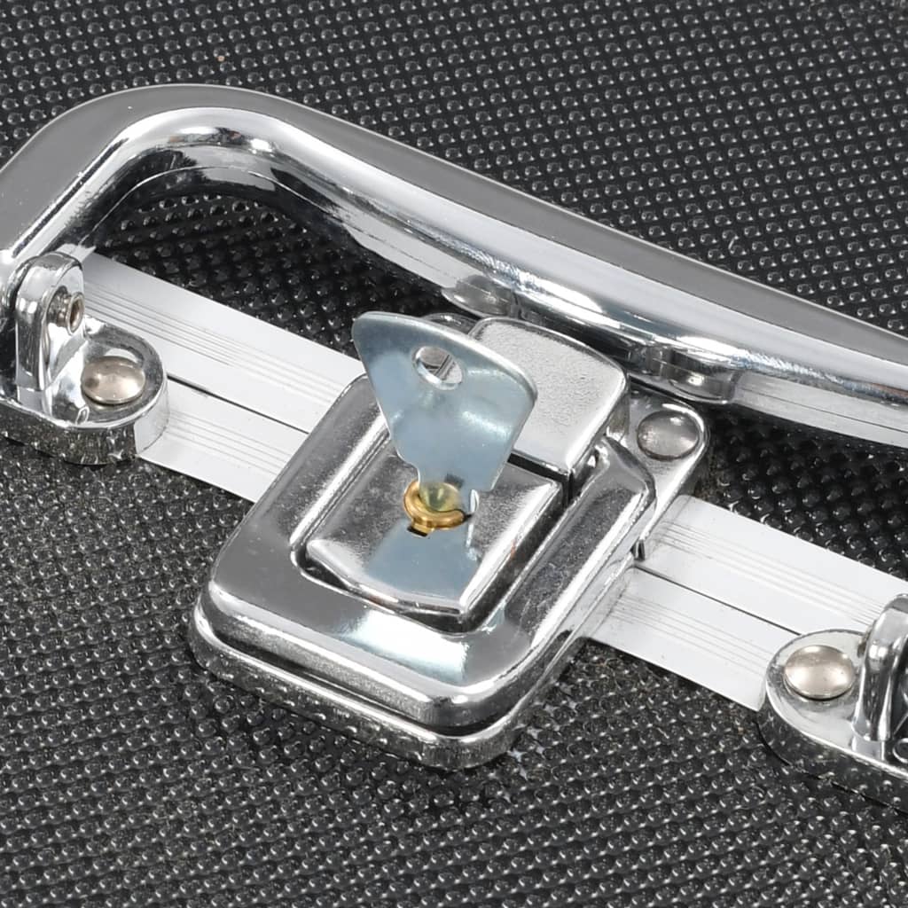 Make-uptas 22 x 30 x 21 cm aluminium - zwart, 1 - number 6.