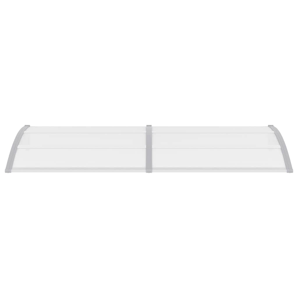 Nadstrešnica pc siva - siva i prozirna, 240 x 100 cm, 1 - number 4.