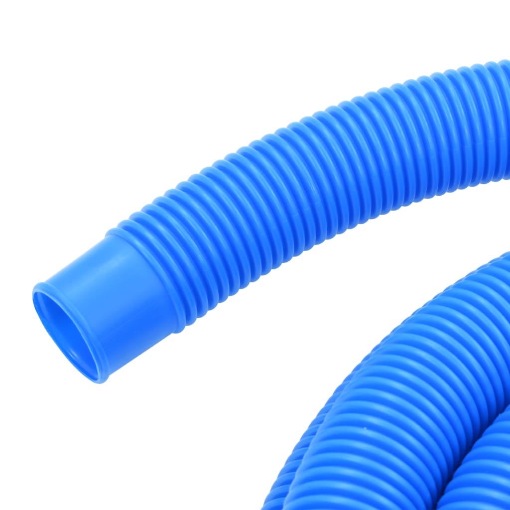 Pool hose with clamps 38 mm 12 m blue - number 4.