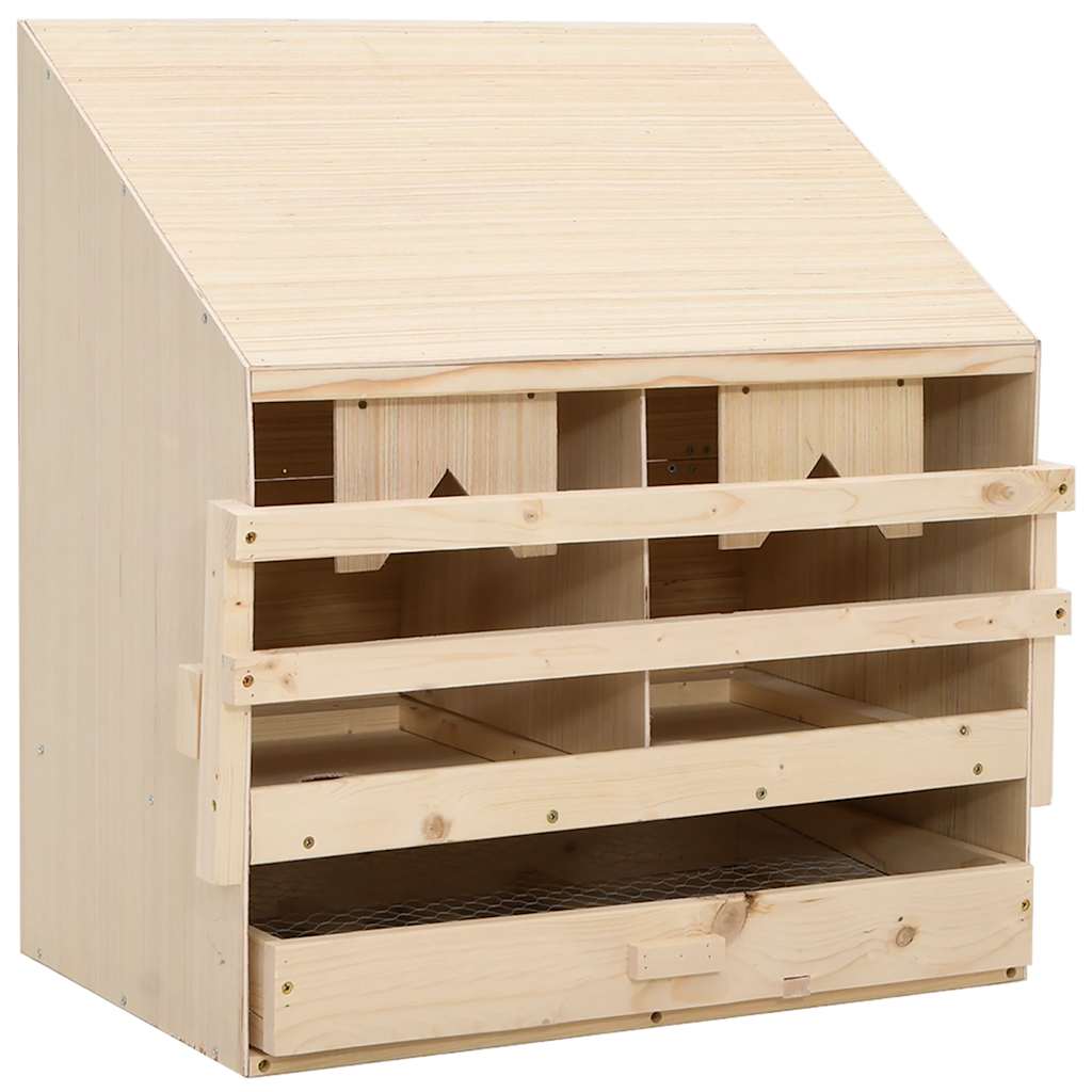 Brooder box 2 prostorije 63 x 40 x 65 cm puna borovina - number 1.