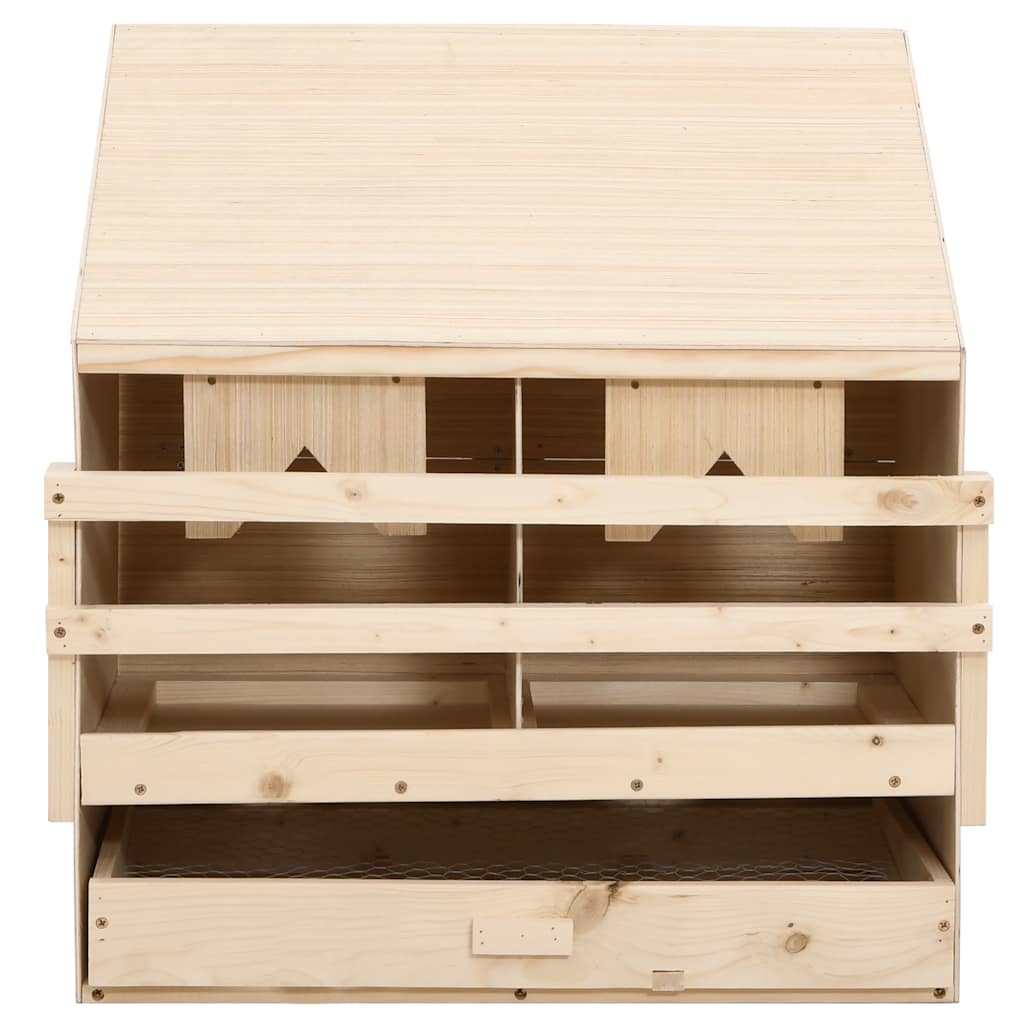 Brooder box 2 prostorije 63 x 40 x 65 cm puna borovina - number 5.