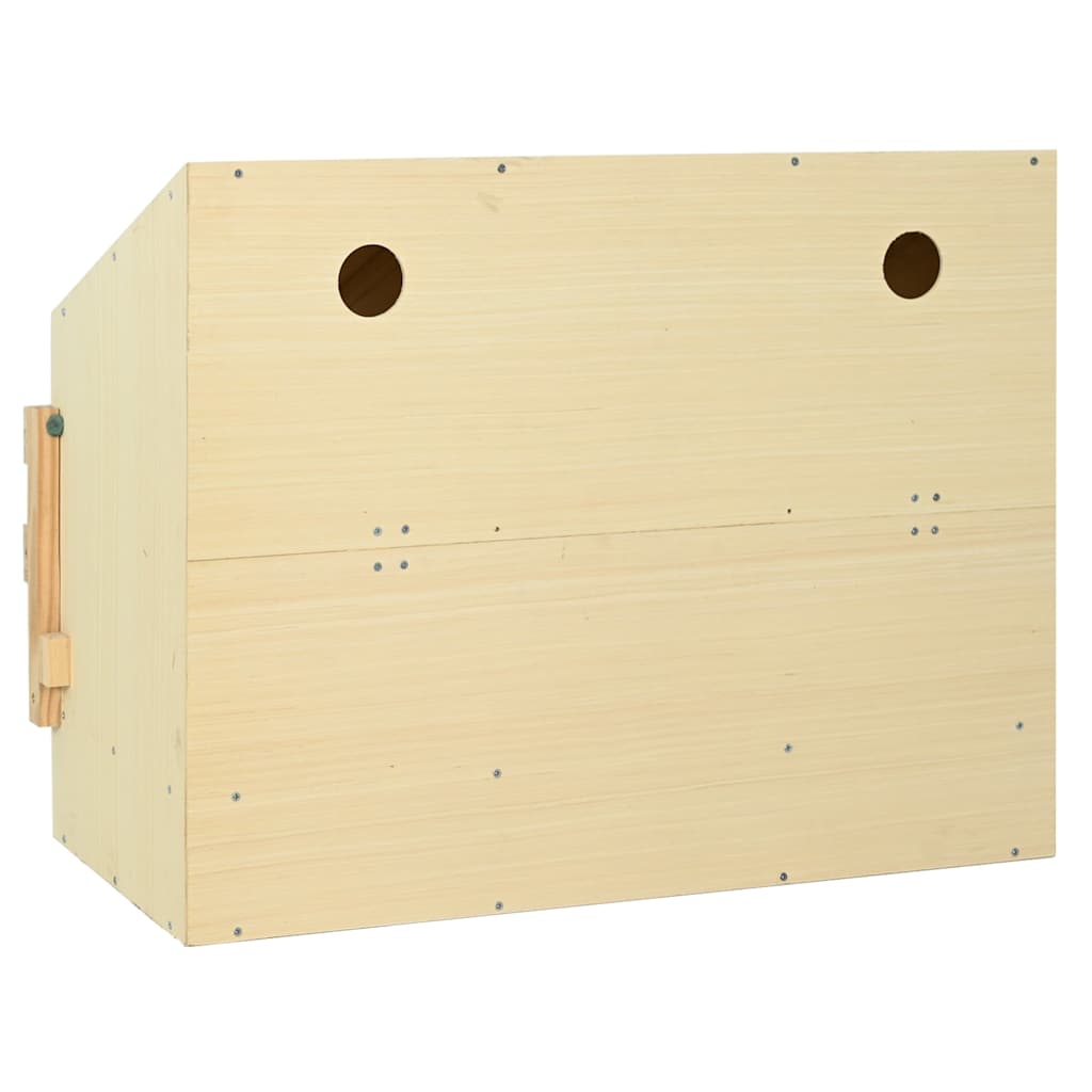 Brooder box 3 sobe puna borovina - 93 x 40 x 65 cm - number 7.